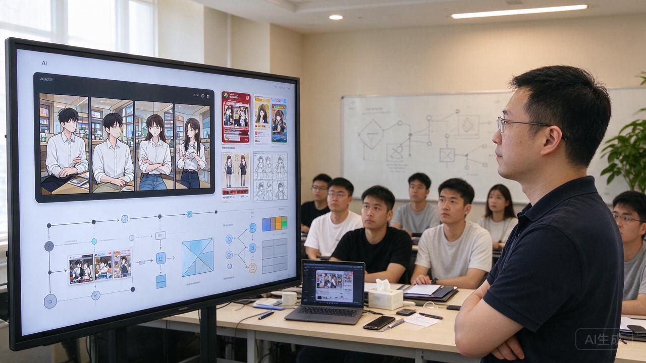 AI漫剧:分镜自动生成技巧 主题配图